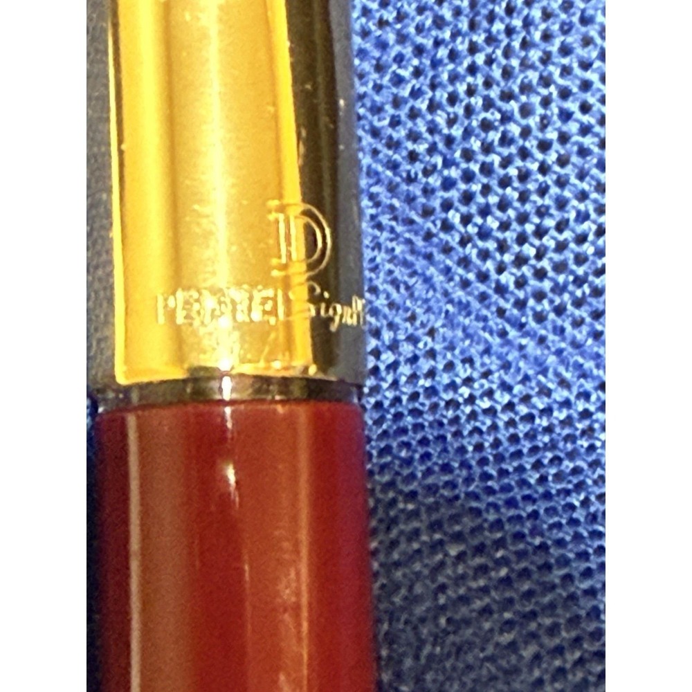 Pentel DS-3 Sign Pen Deluxe Red Gold Soft Vintage Out of Print Rare Discontinued - Picture 6 of 11